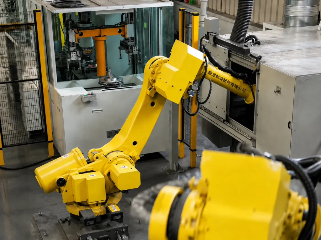 A cnc machine tool machines the rotor into its final shape.