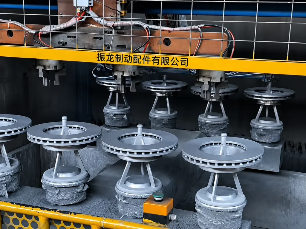 Automated disc assembly line