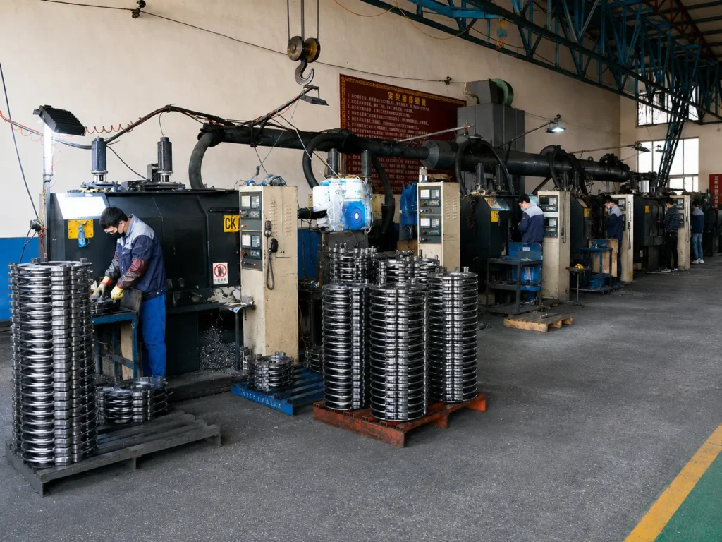 Brake component production line Brake component production line