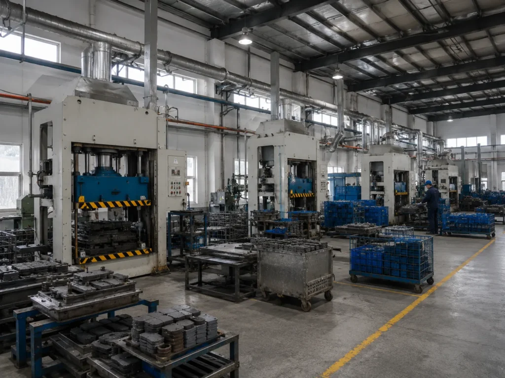 Industriële pers fabrieksvloer Industriële pers fabrieksvloer