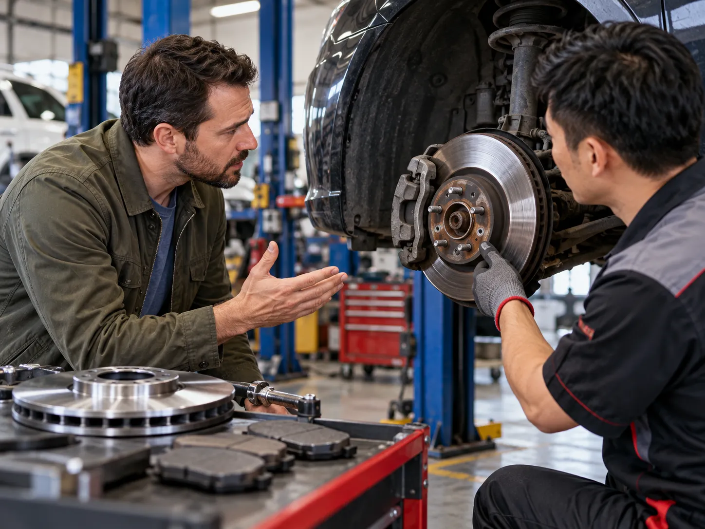 Brake disc vibration