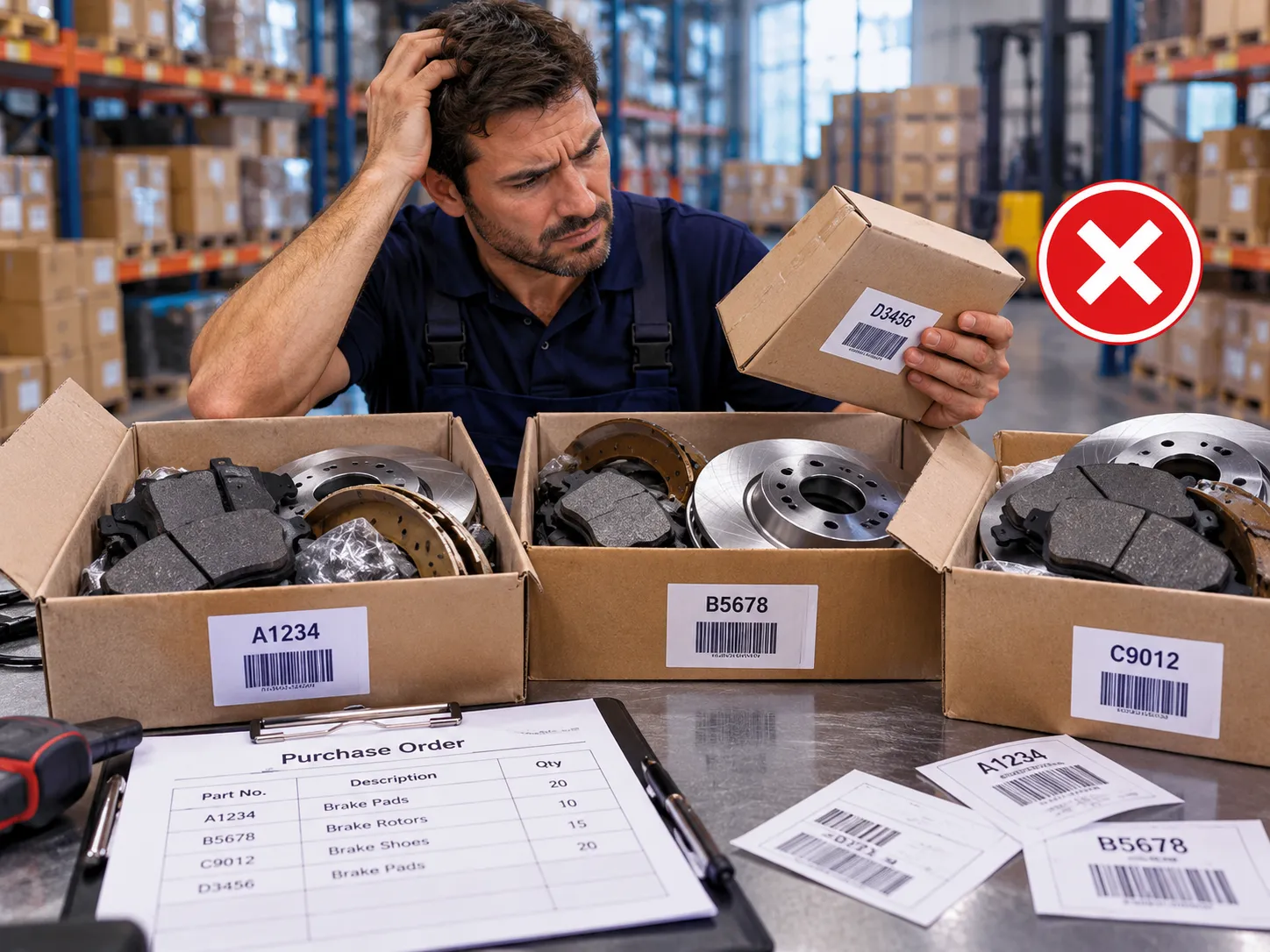 Mixed sku packing errors Mixed sku packing errors