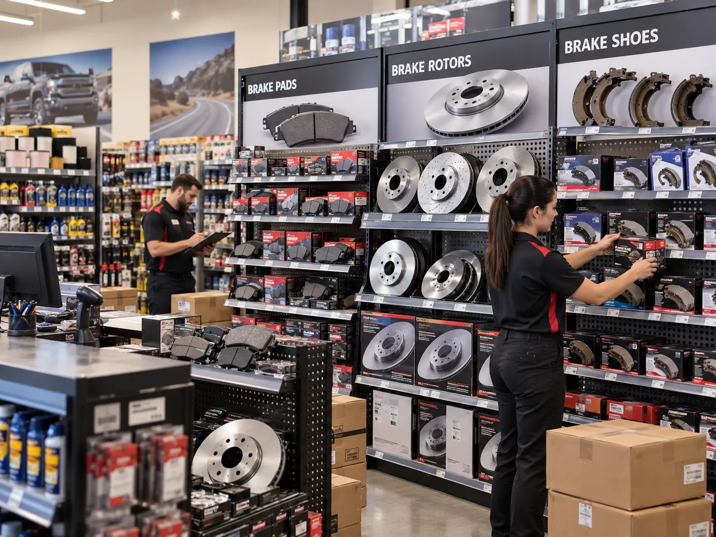 Store category expansion into brake parts
