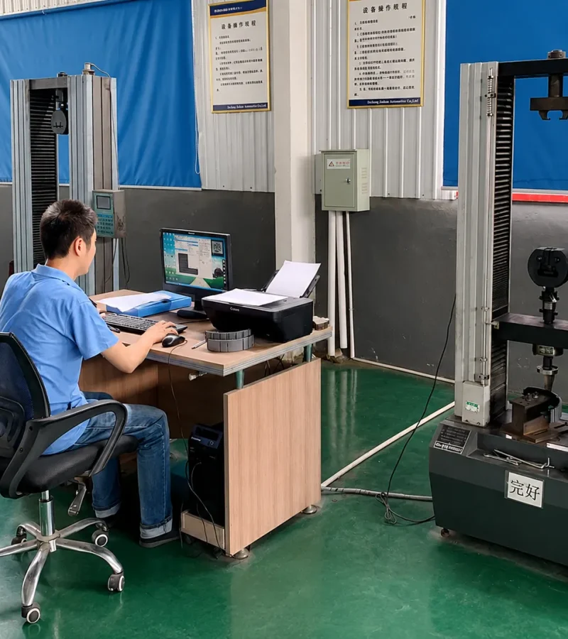 Industrial quality control workshop